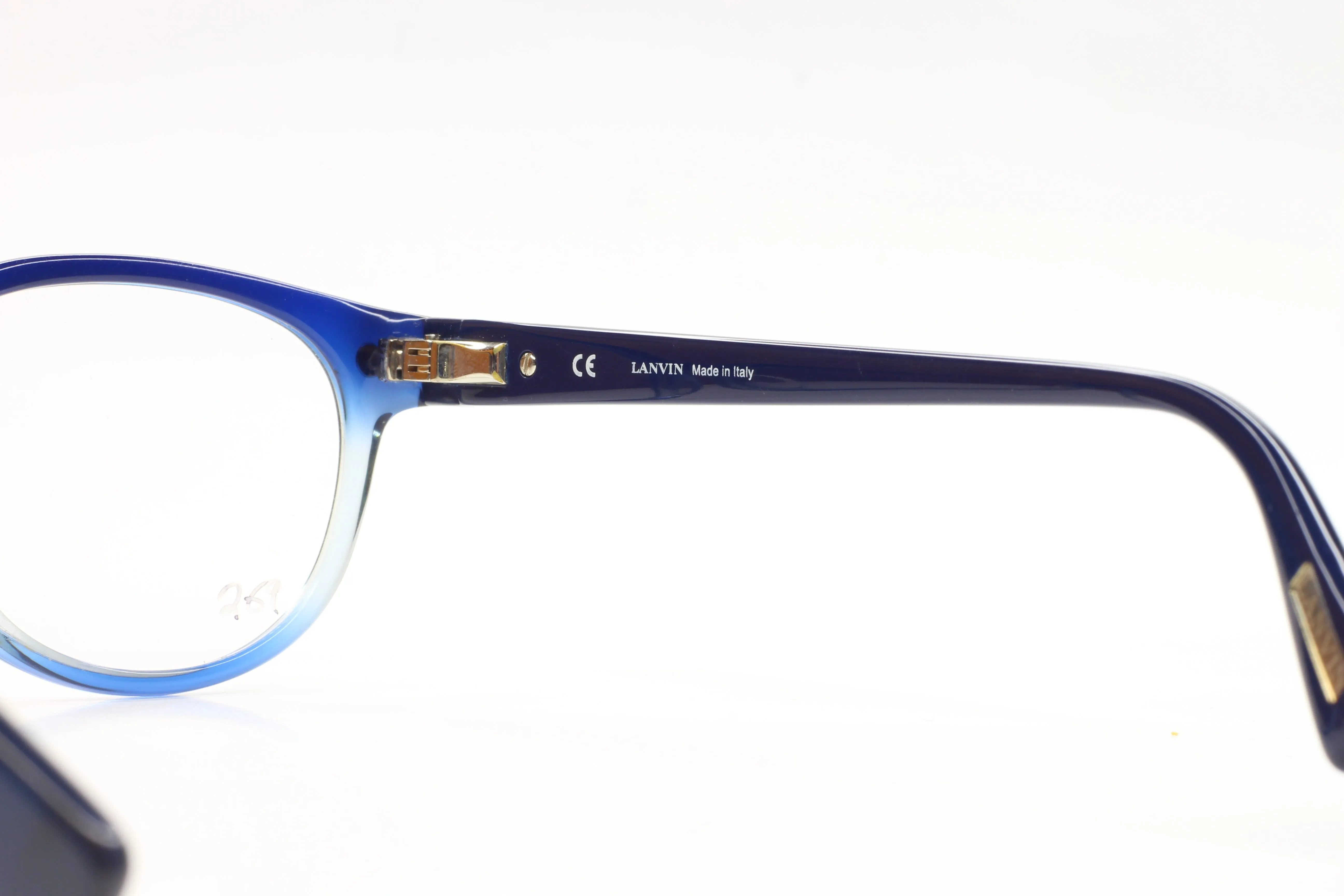 Lanvin VLN519S 0N91 Blue Fade Designer Italy Eyeglasses