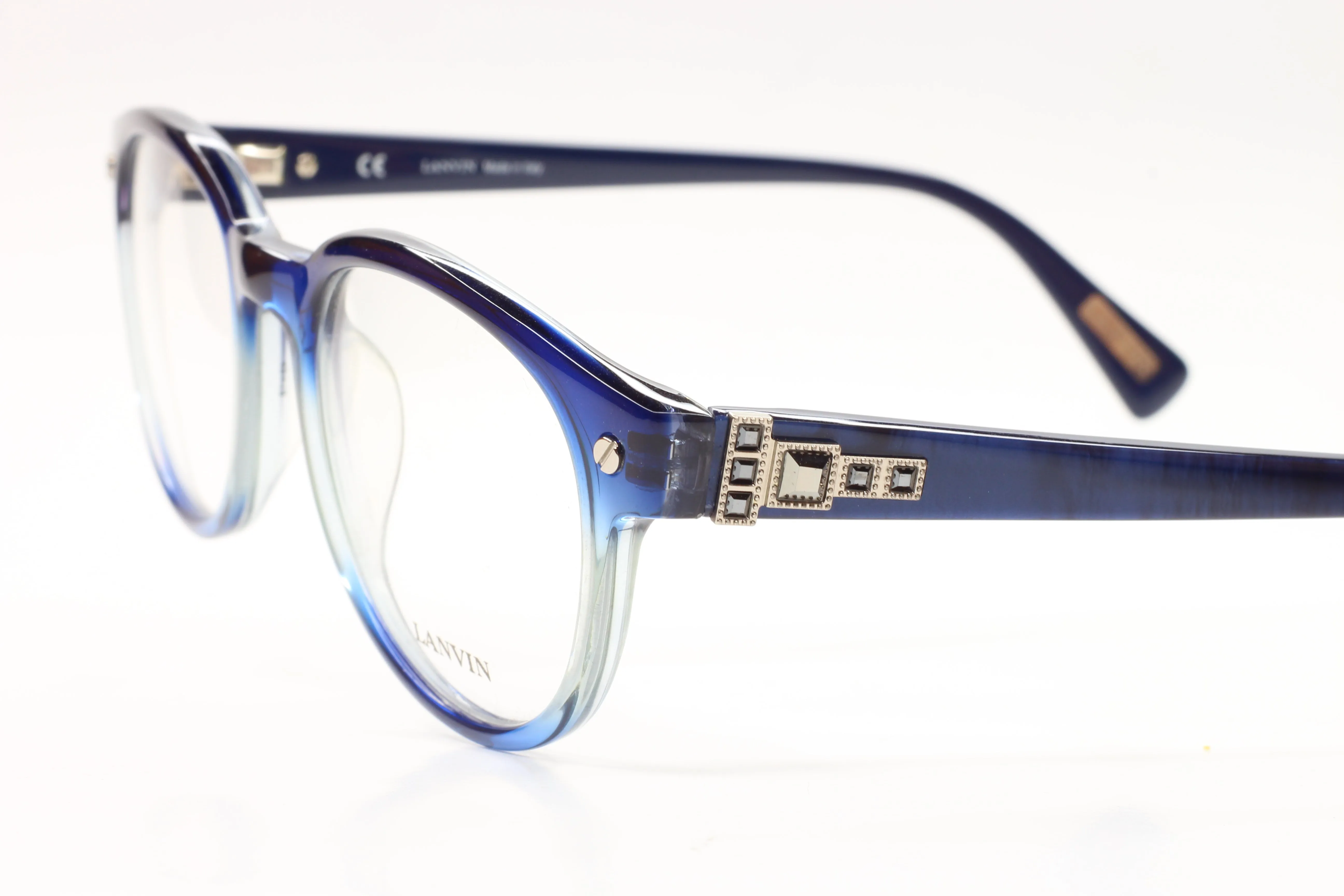 Lanvin VLN519S 0N91 Blue Fade Designer Italy Eyeglasses