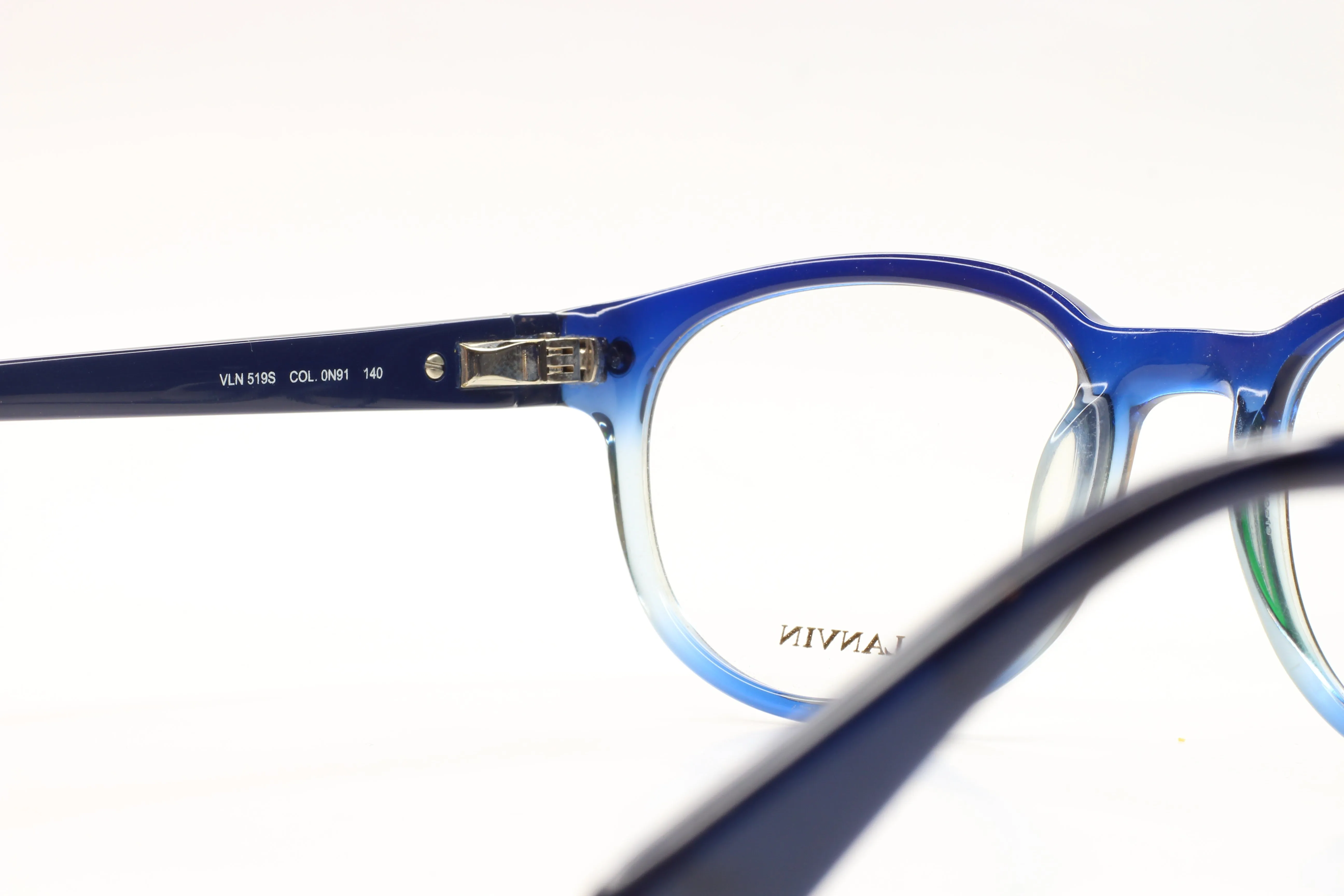 Lanvin VLN519S 0N91 Blue Fade Designer Italy Eyeglasses