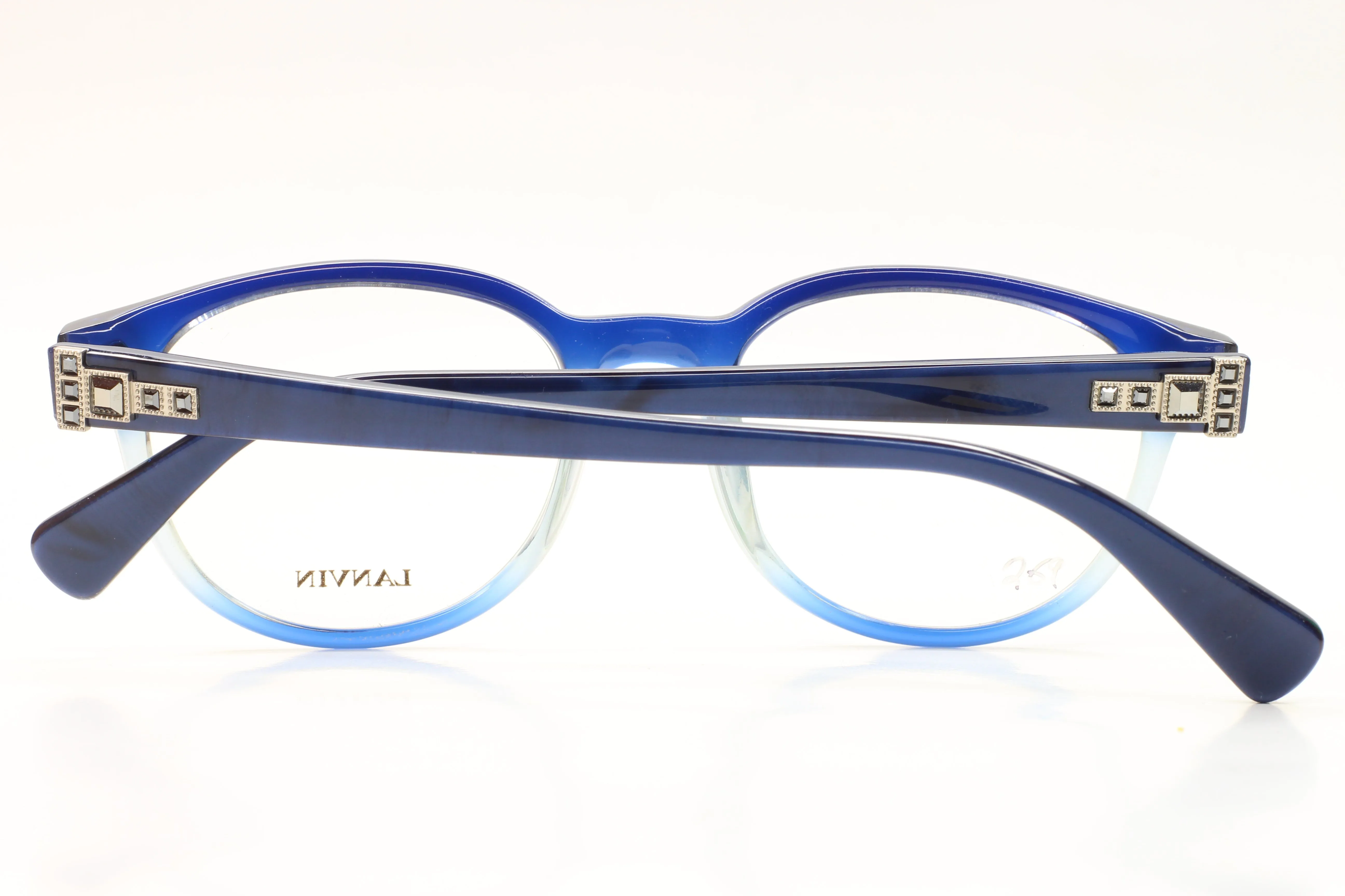 Lanvin VLN519S 0N91 Blue Fade Designer Italy Eyeglasses