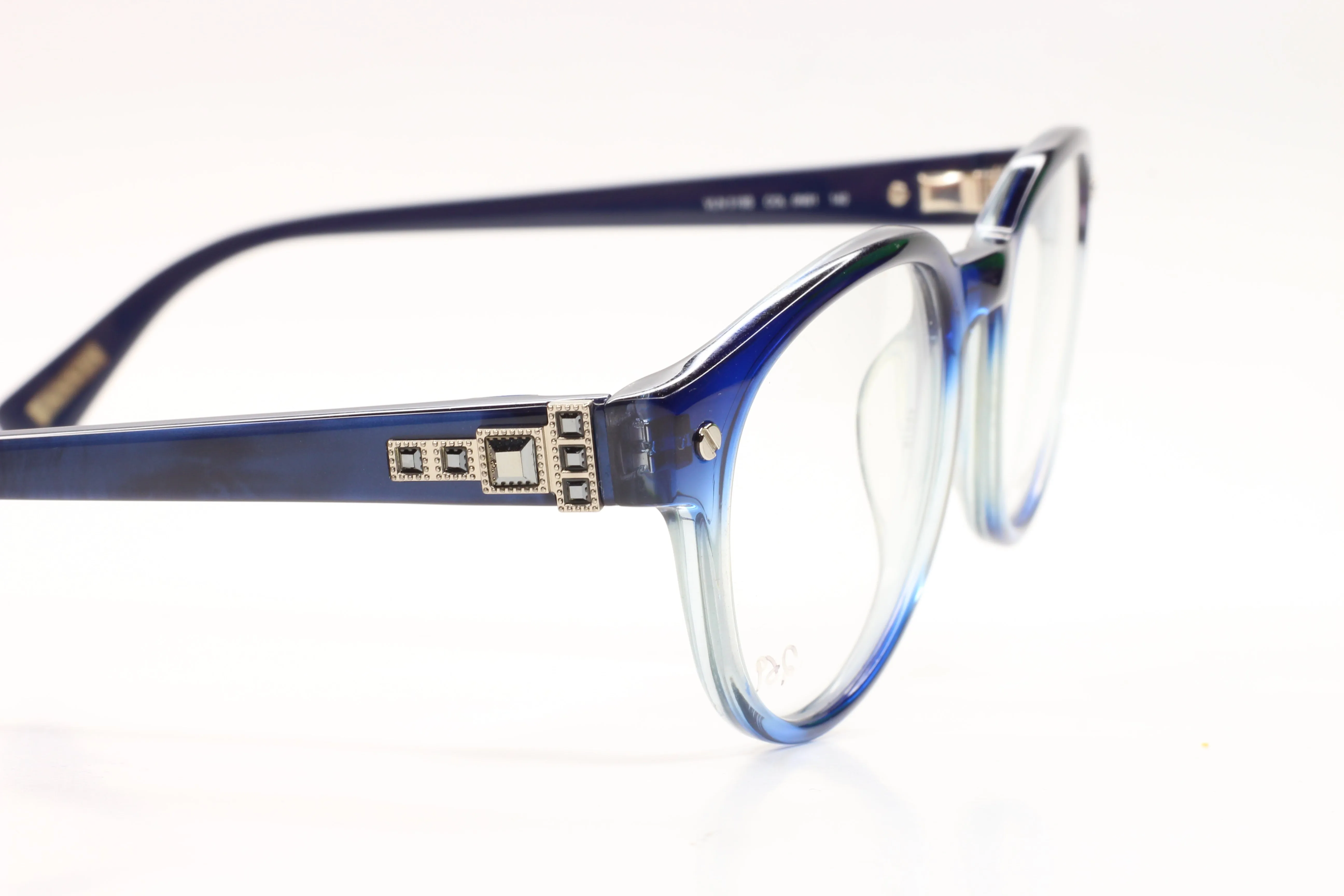 Lanvin VLN519S 0N91 Blue Fade Designer Italy Eyeglasses