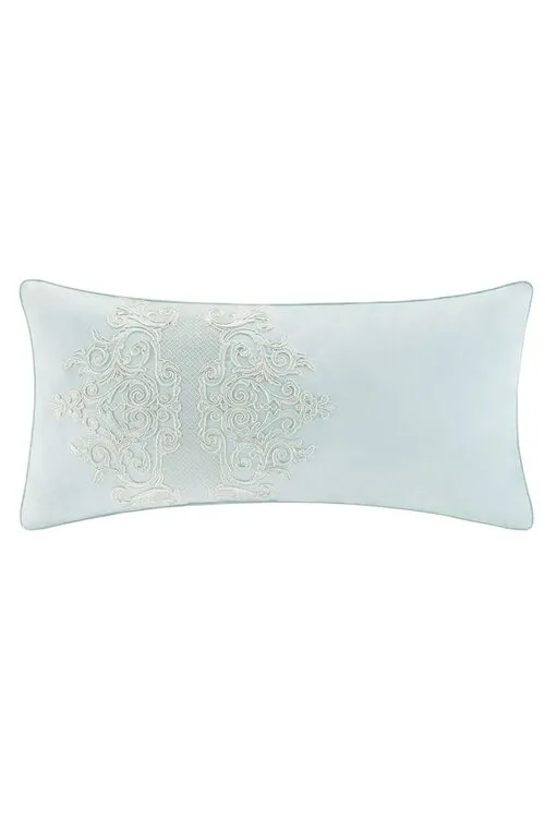 Mantones De Manila Oblong Embroidered Pillow