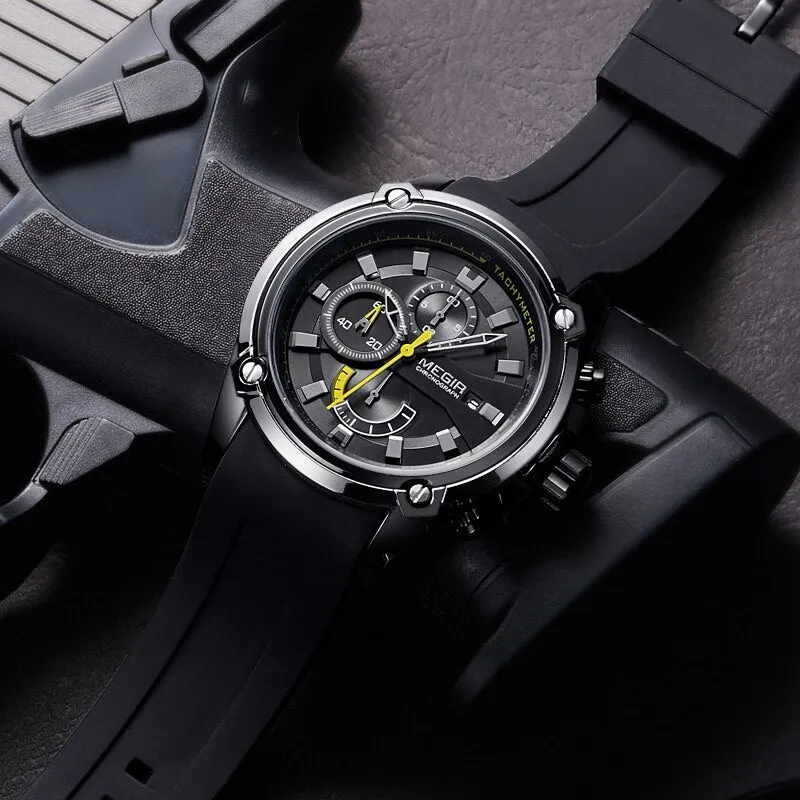 MEGIR Waterproof Military Style Sports Watch for Men