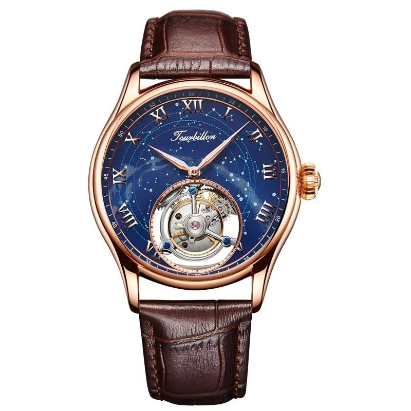 Men's Tourbillon Mechanical Watch