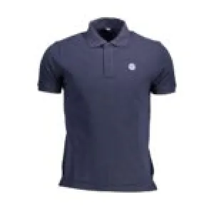 North Sails Blue Cotton Men Polo Shirt