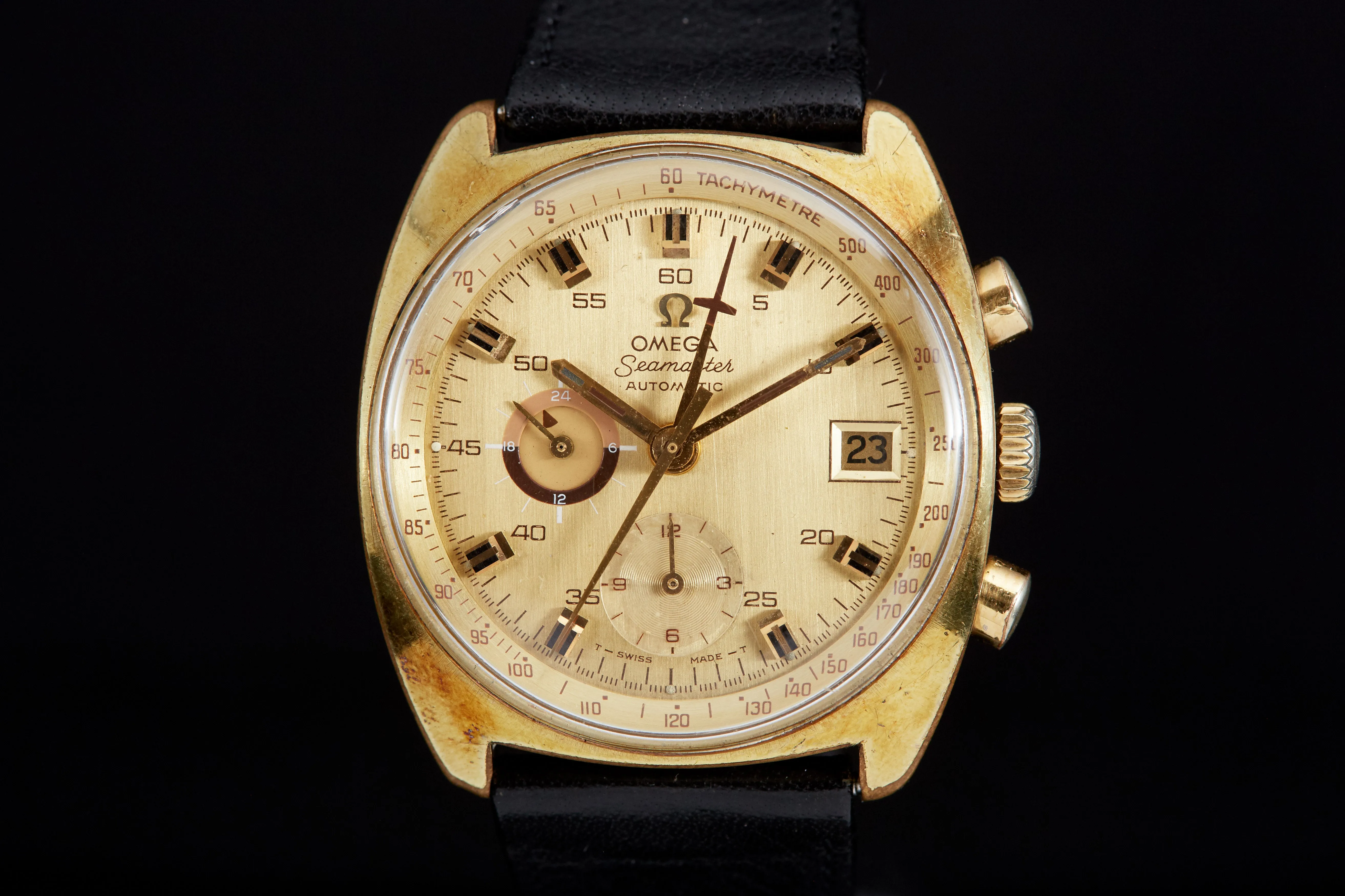 Omega Seamaster Chronograph Gold Plate