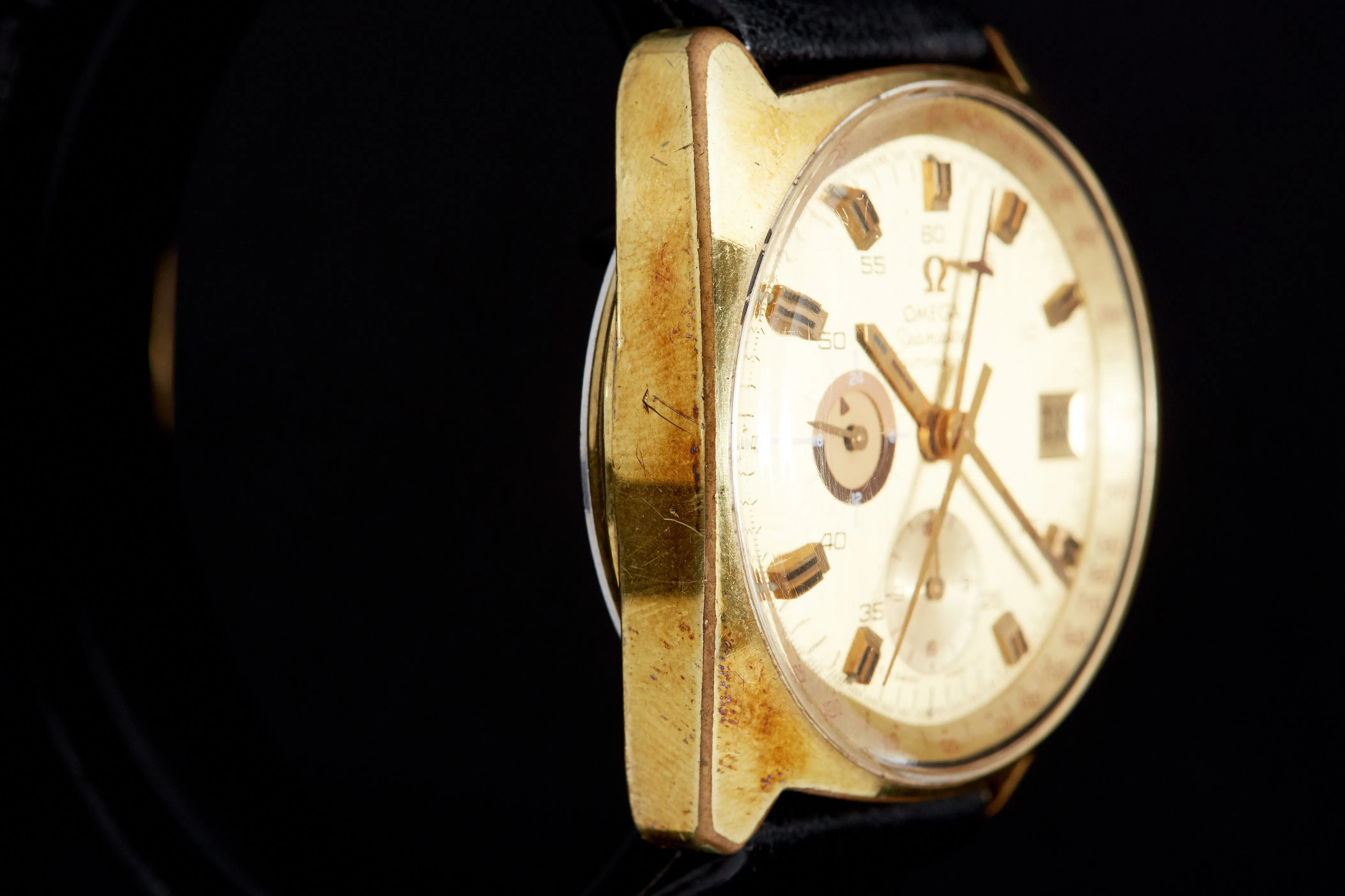 Omega Seamaster Chronograph Gold Plate