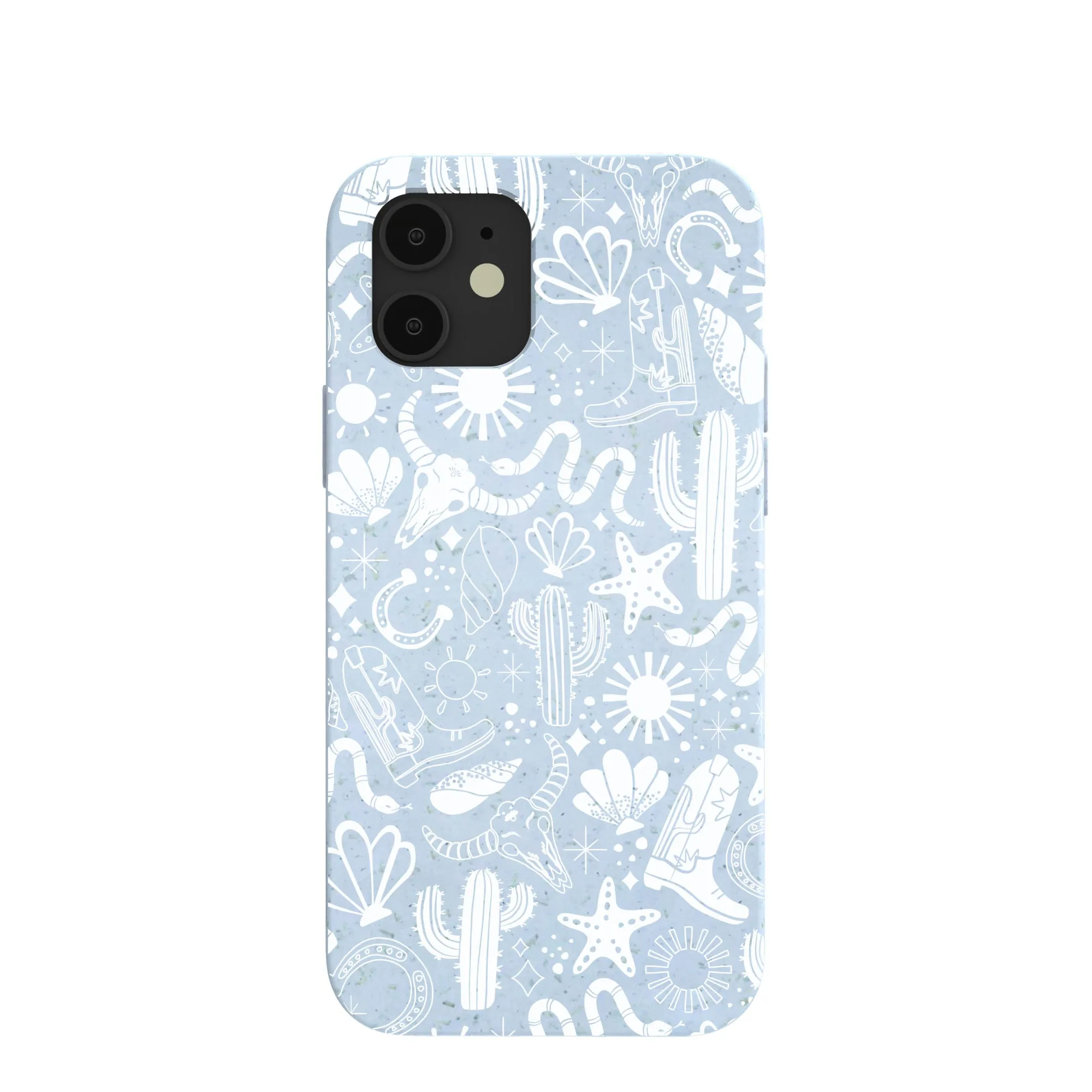 Powder Blue Coastal Rodeo iPhone 12/ iPhone 12 Pro Case