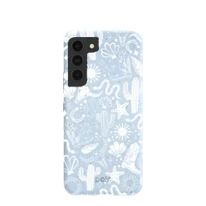 Powder Blue Coastal Rodeo Samsung Galaxy S22 Case