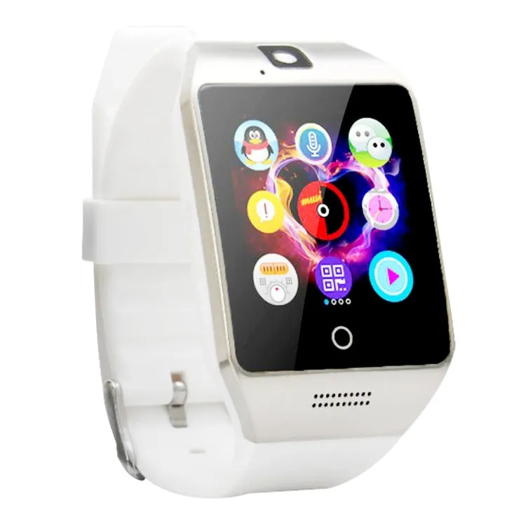 Q18S 1.54 inch IPS Screen MTK6260A Bluetooth 3.0 Smart Watch Phone, Pedometer / Sedentary Reminder / Sleeping Monitor  / Anti-Loss / Remote Camera / GSM / 0.3M Camera (White   Silver)