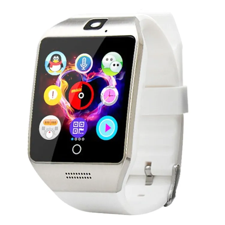 Q18S 1.54 inch IPS Screen MTK6260A Bluetooth 3.0 Smart Watch Phone, Pedometer / Sedentary Reminder / Sleeping Monitor  / Anti-Loss / Remote Camera / GSM / 0.3M Camera (White   Silver)