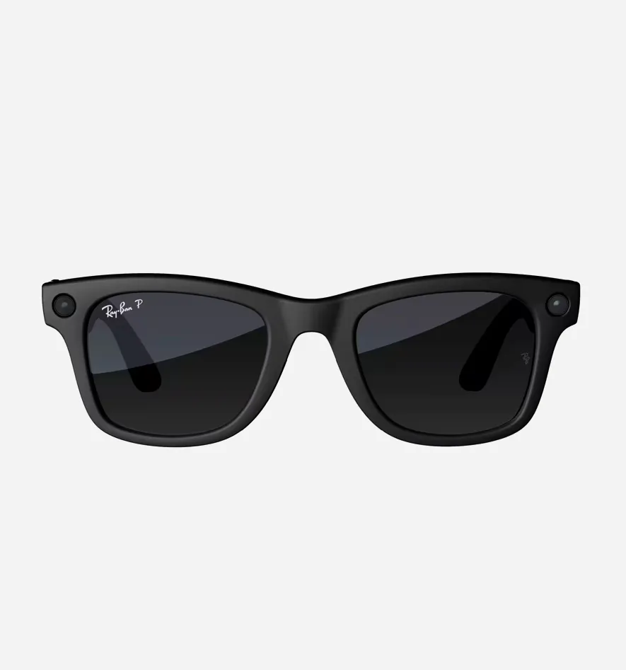 Ray Ban Meta Smart Glasses - Wayfarer Matte Black Graphite Lenses