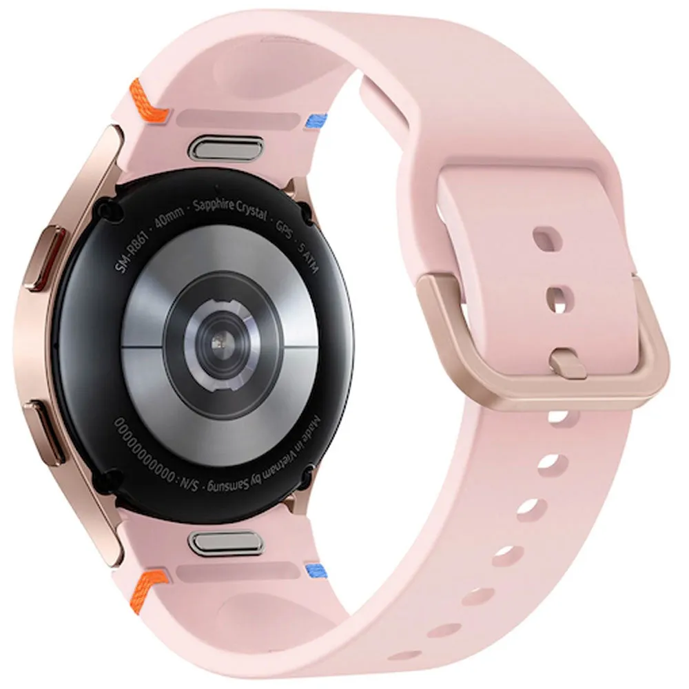 Samsung Galaxy Watch FE SM-R861 Smart Watch (40mm - GPS) Pink Gold Aluminum Case With Pink Gold Strap