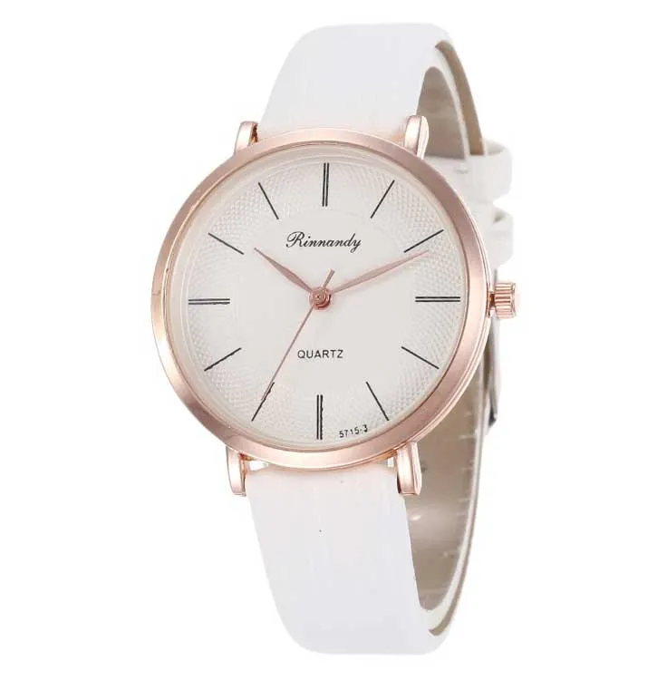 Simple dial design women's fashion watches