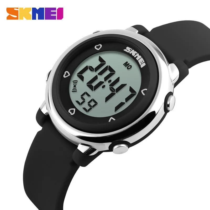 SKMEI Children watch LED Digital Sports Relojes Mujer Boys girls fashion Kids Cartoon Jelly Waterproof Relogio Feminino