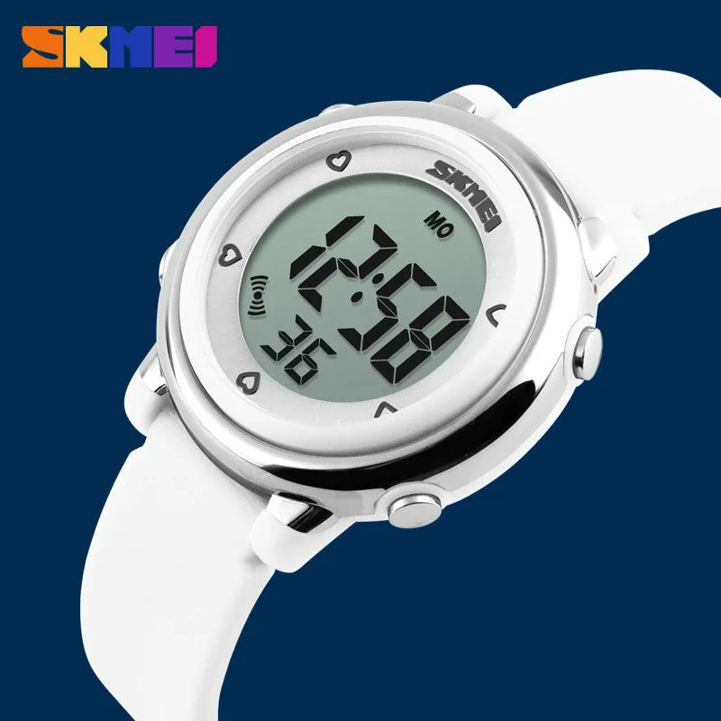 SKMEI Children watch LED Digital Sports Relojes Mujer Boys girls fashion Kids Cartoon Jelly Waterproof Relogio Feminino