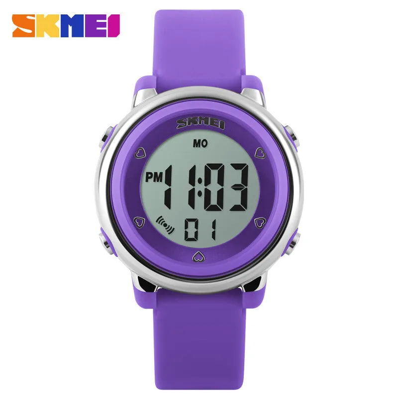 SKMEI Children watch LED Digital Sports Relojes Mujer Boys girls fashion Kids Cartoon Jelly Waterproof Relogio Feminino