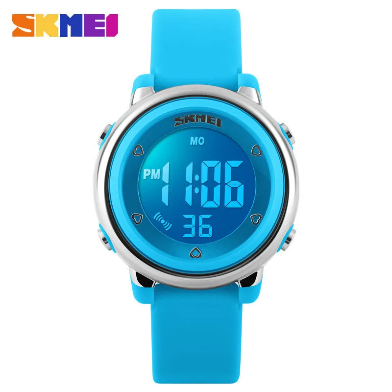 SKMEI Children watch LED Digital Sports Relojes Mujer Boys girls fashion Kids Cartoon Jelly Waterproof Relogio Feminino