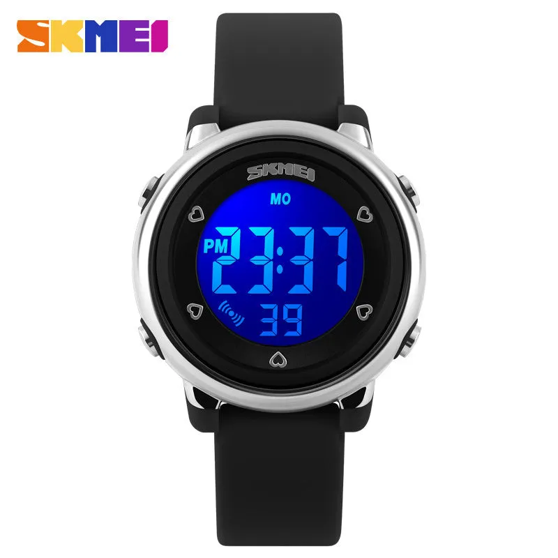 SKMEI Children watch LED Digital Sports Relojes Mujer Boys girls fashion Kids Cartoon Jelly Waterproof Relogio Feminino