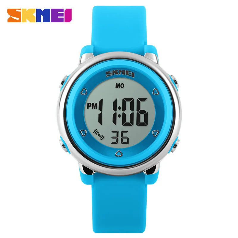 SKMEI Children watch LED Digital Sports Relojes Mujer Boys girls fashion Kids Cartoon Jelly Waterproof Relogio Feminino