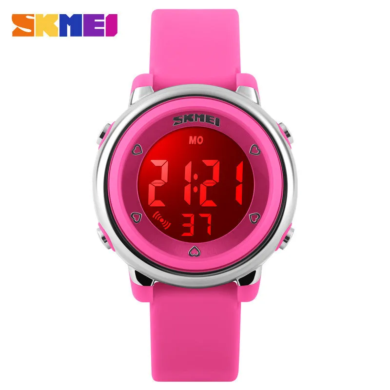 SKMEI Children watch LED Digital Sports Relojes Mujer Boys girls fashion Kids Cartoon Jelly Waterproof Relogio Feminino