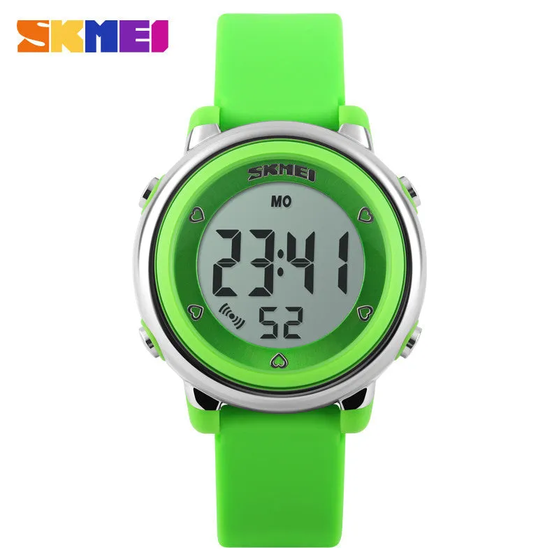 SKMEI Children watch LED Digital Sports Relojes Mujer Boys girls fashion Kids Cartoon Jelly Waterproof Relogio Feminino