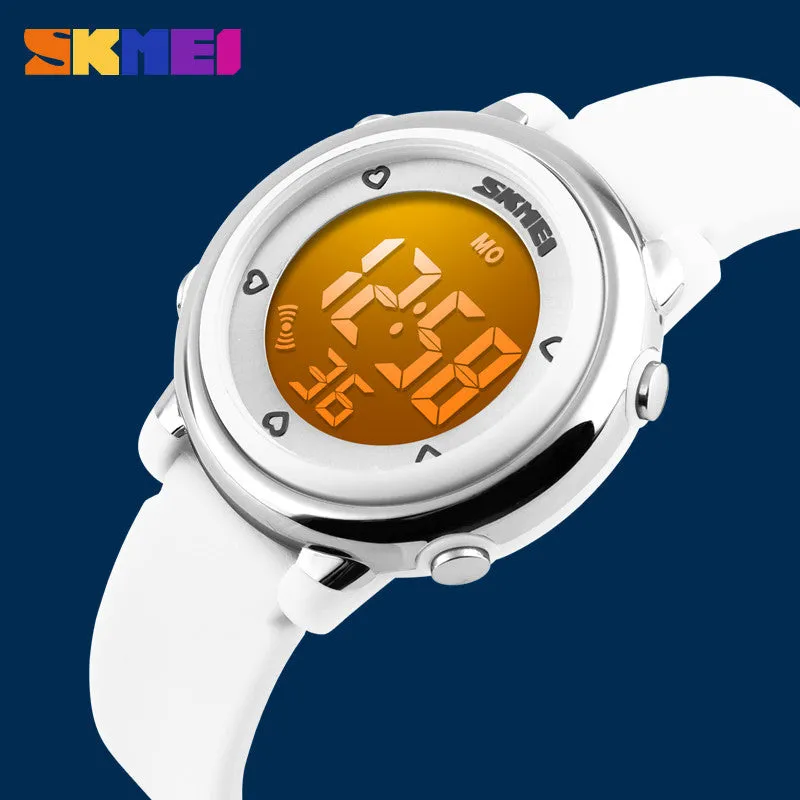 SKMEI Children watch LED Digital Sports Relojes Mujer Boys girls fashion Kids Cartoon Jelly Waterproof Relogio Feminino