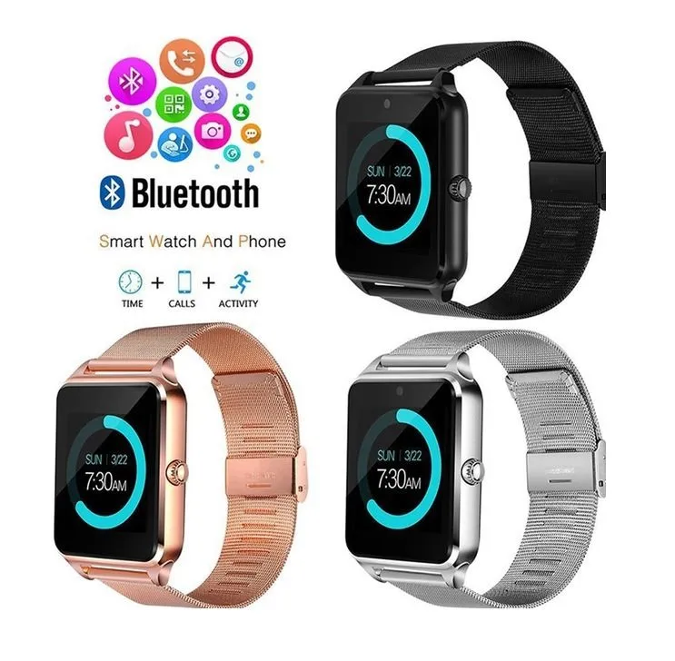 Smart Watch Touchscreen SIM Card Slot