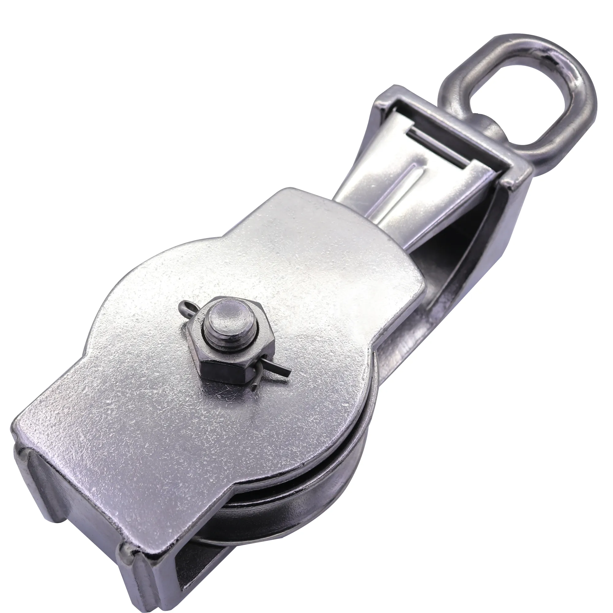 Type 304 Stainless Steel Seine Block with Eye