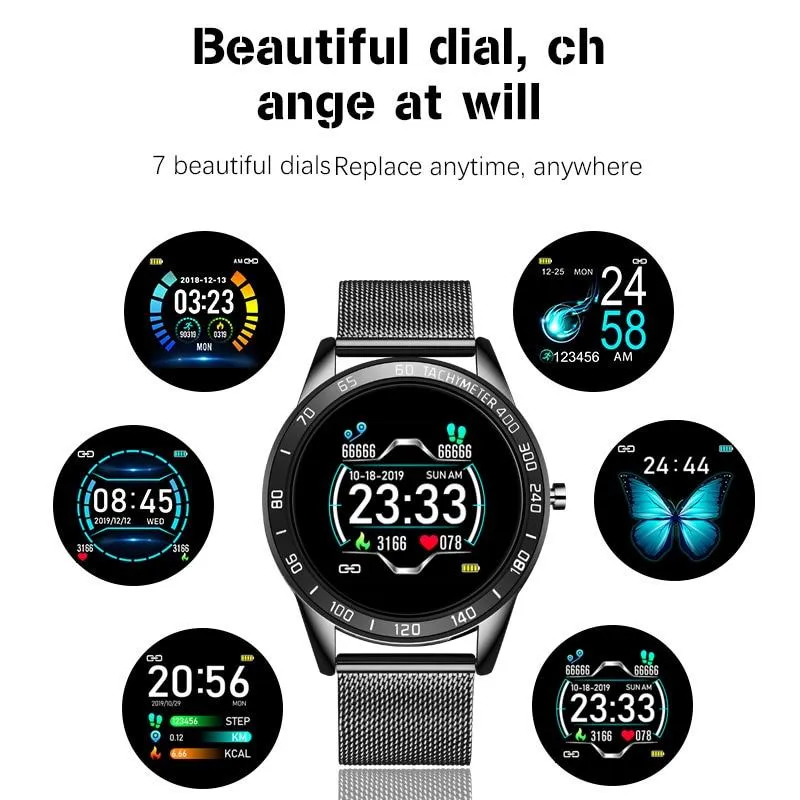 Unisex OLED Colour Screen Multifunction Mode Sport Smart Watches