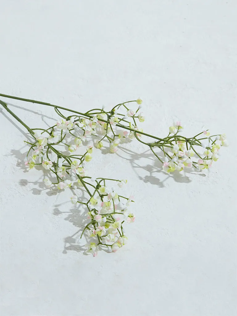 Westside Home White Gypsophila Artificial Flower - Small