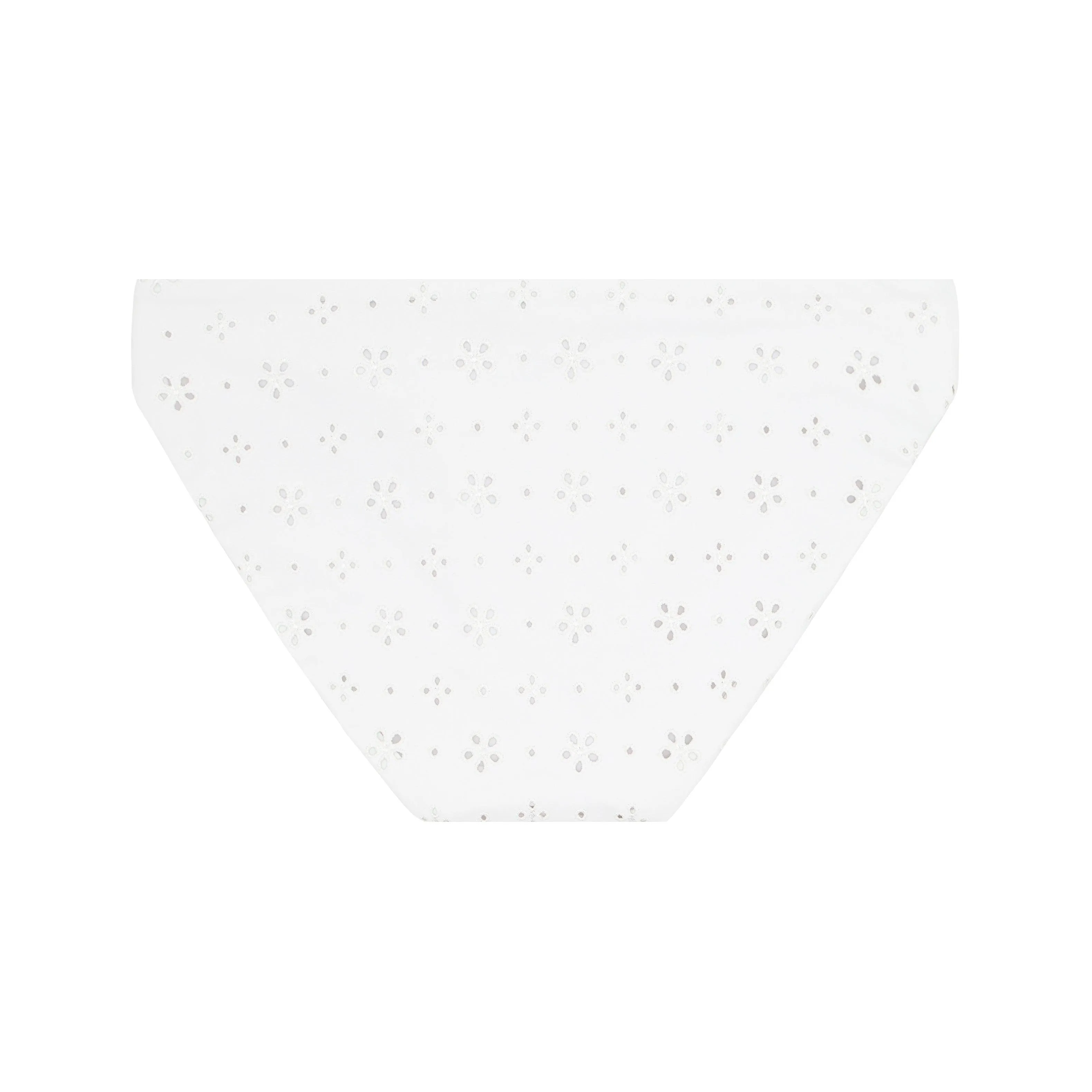 women's white eyelet bikini bottom