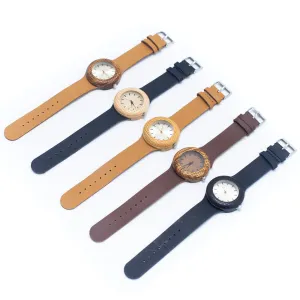 Wood Watch Eco women Watch Eco Natural Leather Strap WA-319