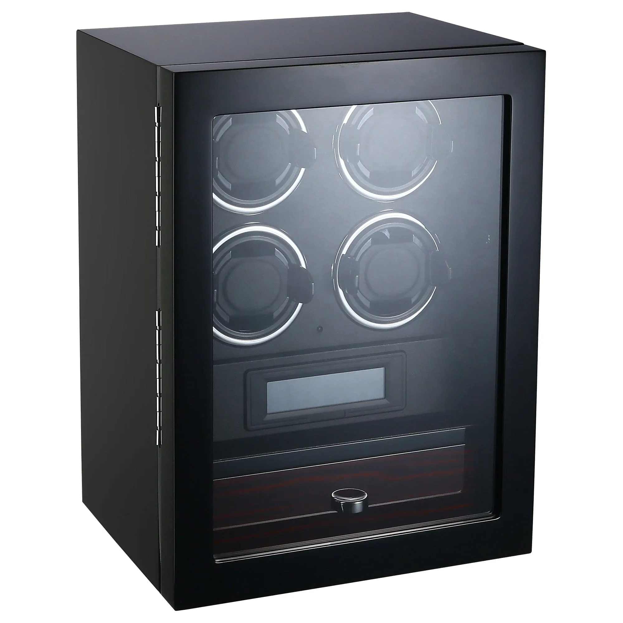 Yarra Quad Watch Winder for 4   Drawer with Fingerprint Lock